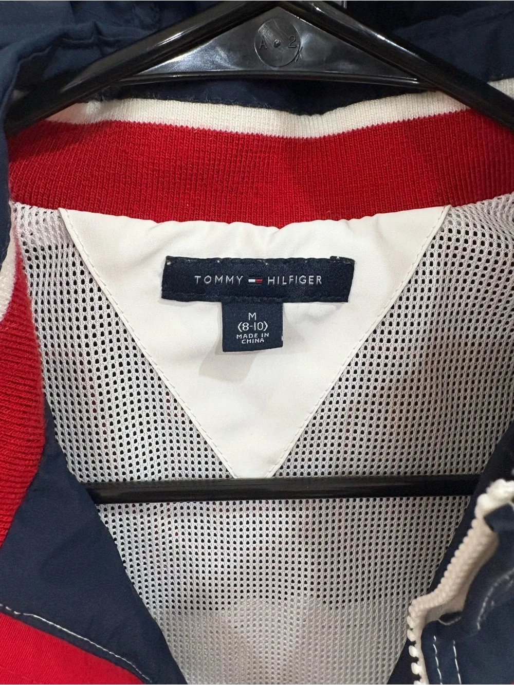 Tommy Hilfiger Kids Colorblock Hooded Rain Jacket windbreaker